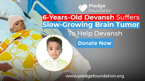 Before Brain Tumor turns Fatal... Save Devansh's Life | Donate Now