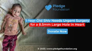 1-Year-Old Shiv Needs Urgent Surgery for a 8.5mm Large Hole in Heart | Support Now
