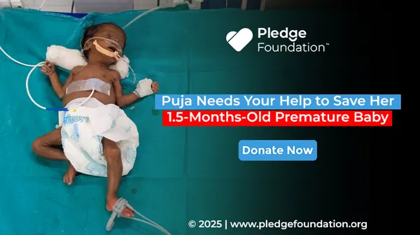 Help Puja Save her 1.5-Months-Old Premature Baby | Donate Now