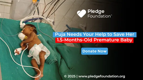 Help Sunil Save his 2..5-Months-Old Premature Baby | Donate Now