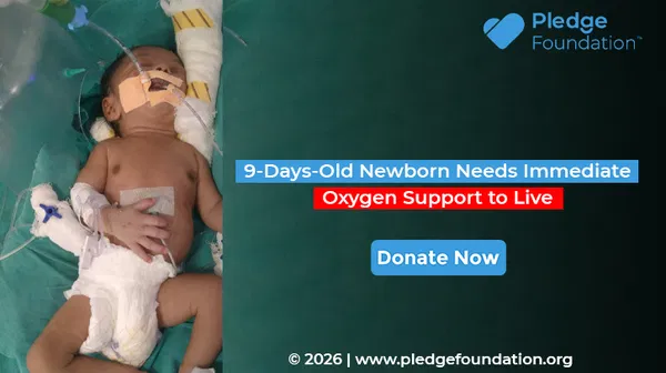 9-Days-Old Baby Needs Urgent Oxygen Support to Survive | Donate Now