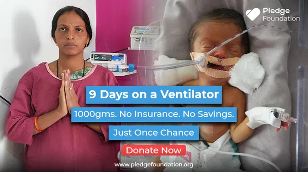Just 1000 Grams. 9 Days on a Ventilator. A Farmer's Family Is Begging You to Help Their Baby Breathe.