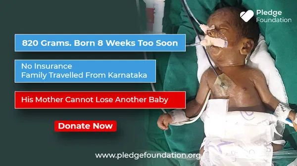 820 Grams. 15 Days Old. A Mother Who Has Already Lost One Premature Baby Is Begging You to Save This One.
