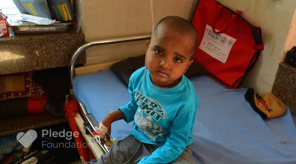 Little Hasnen suffers from blood cancer