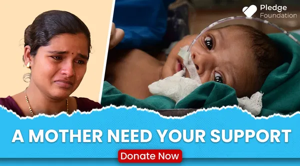 Born Prematurely & Suffering from Weight Loss Due to Jaundice | Save Life of 20 days old Baby