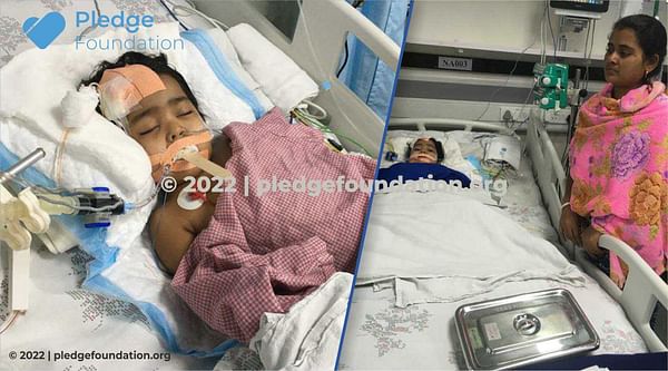 4-year-old girl is battling between life and death. Help her now