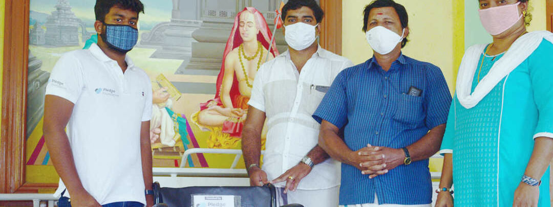 Medical equipment donated by Pledge Foundation